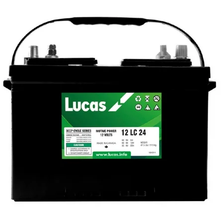 Batteria al Piombo 12V 80Ah Lucas 12LC24 Deep Cycle