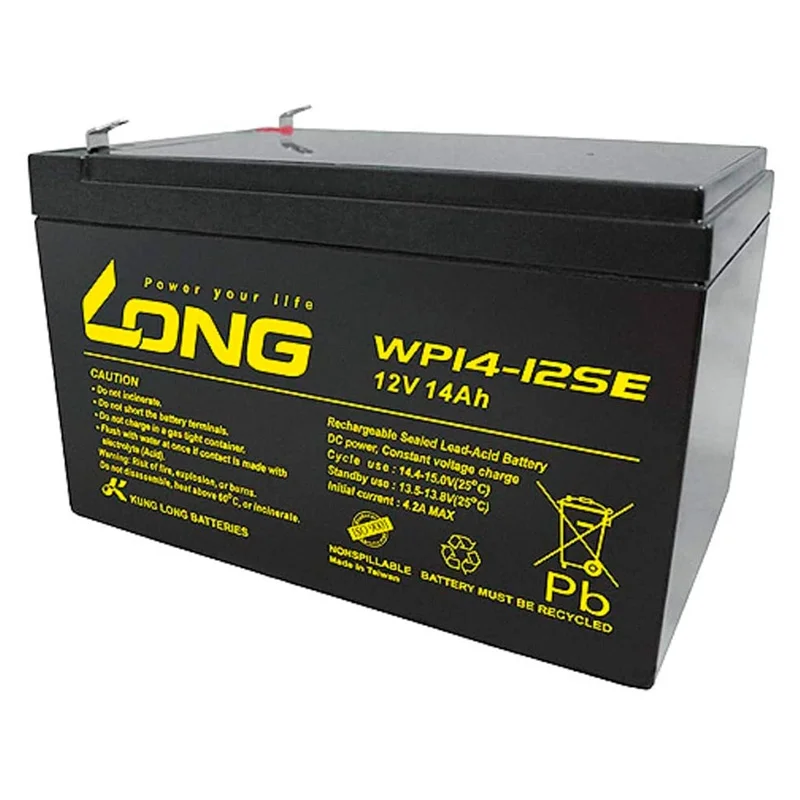 Blei-Säure AGM Batterie 12V 14Ah LONG WP14-12SE