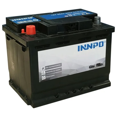 Akku INNPO 65Ah 540A Izq