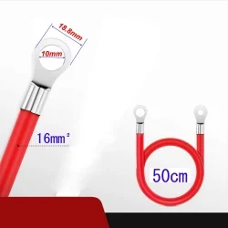 Batteriebank Anschlusskabel mit Klemme