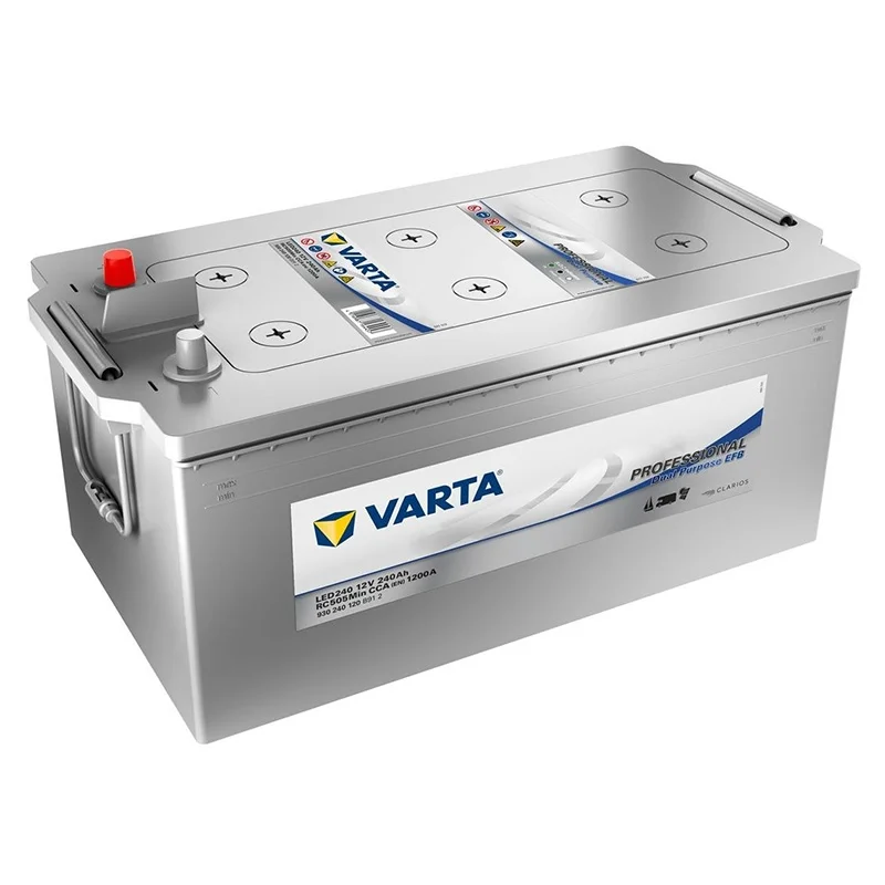 Varta Batterie LED240 240Ah Professional Dual Purpose EFB