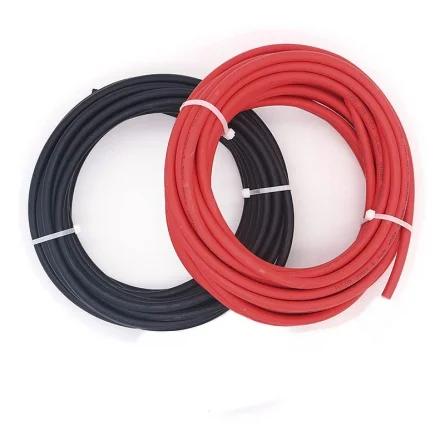 Solarkabel 6mm Rot und Schwarz 5 Meter