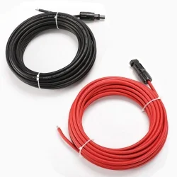 Solarkabel 6mm Rot und Schwarz 10 Meter mit MC4 Stecker