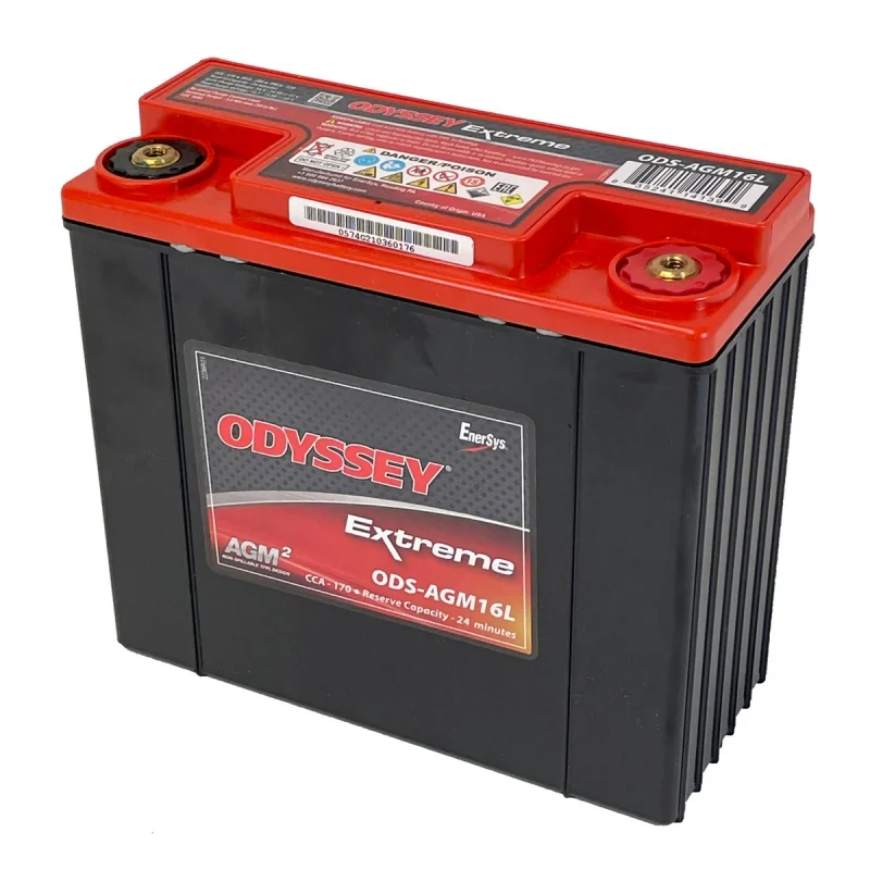 Batteria al Piombo AGM 12V 16Ah EnerSys Odyssey ODS-AGM16L PC680 per Booster