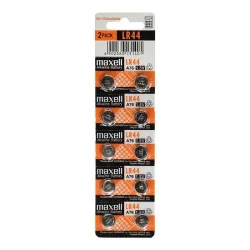 Maxell LR44 Alkalische Knopfzellen (10 Stück)