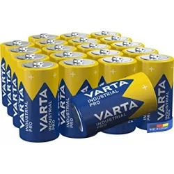 Batterie Alcaline Varta Industrial Pro C (20 Unità)