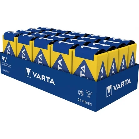 Varta Industrial Pro 9V 6LR61 Batterien (20 Stück) Varta Industrial Pro 9V 6LR61 Batterien (20 Stück)