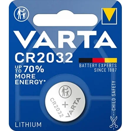 Pilas de Botón Litio Varta CR2032 (1 Unidad) Pilas de Botón Litio Varta CR2032 (1 Unidad)