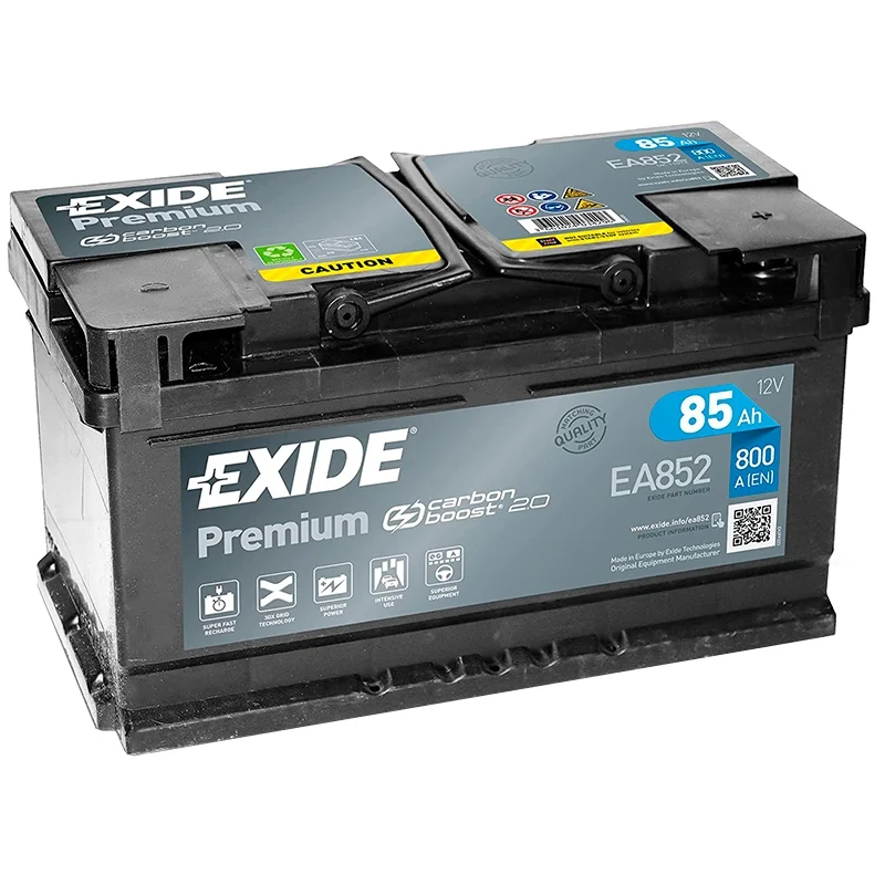 Batería Exide Premium EA852 85Ah