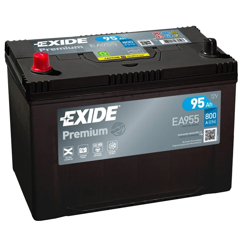 Batería Exide Premium EA955 95Ah