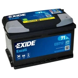 Batterie Exide Excell EB712 71Ah