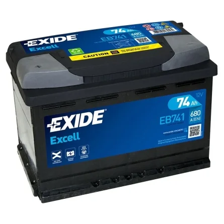 Batterie Exide Excell EB741 74Ah