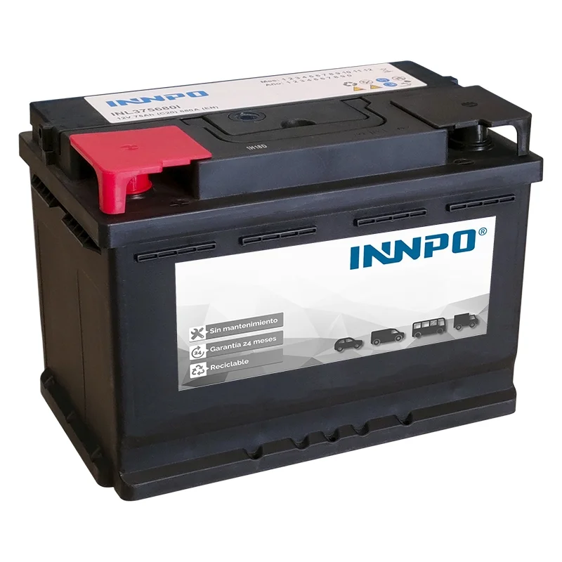 Batteria INNPO 74Ah 680A Sinistra