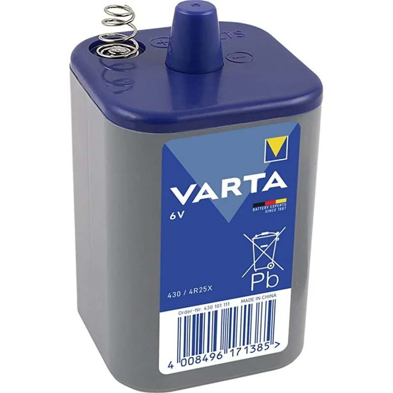 Batterie a Blocco al Cloruro di Zinco Speciali Varta 430 4R25X 6V (1 Unità)