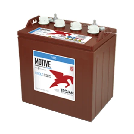 Trojan Motive T-875 8V 170Ah Batería de Plomo-Ácido Inundada de Ciclo Profundo Trojan Motive T-875 8V 170Ah Batería de Plomo-Ácido Inundada de Ciclo Profundo