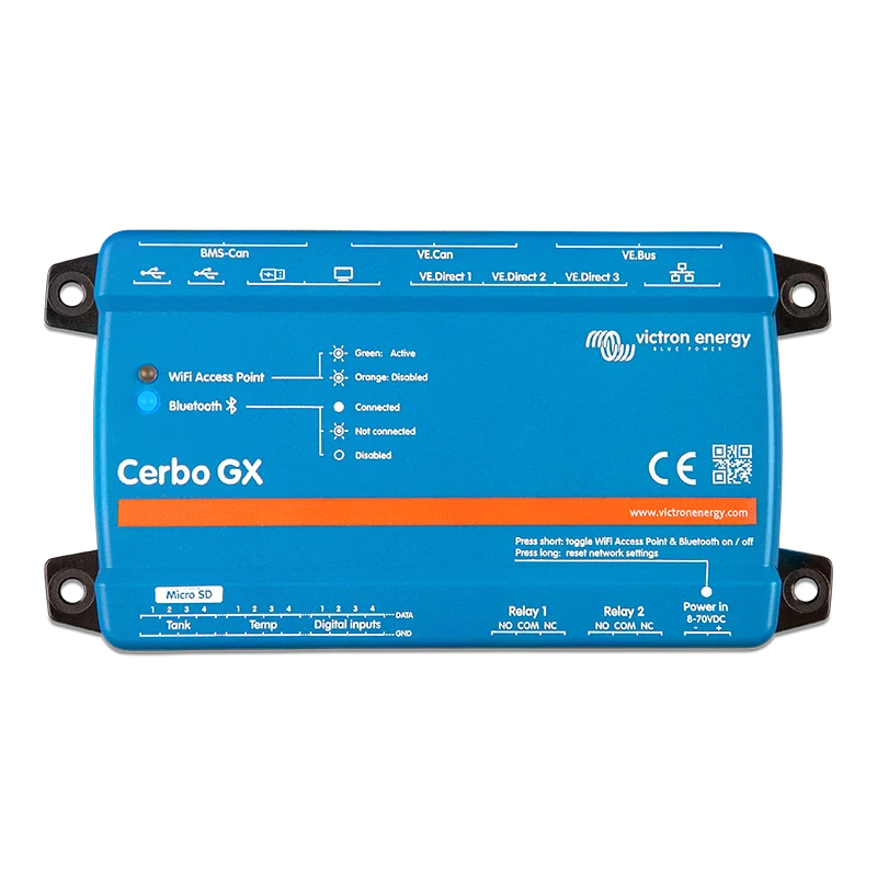 Sistema di monitoraggio Victron Cerbo GX