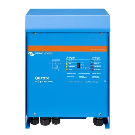 Inverter Caricatore Victron Quattro 12/3000/120-50/50 230V