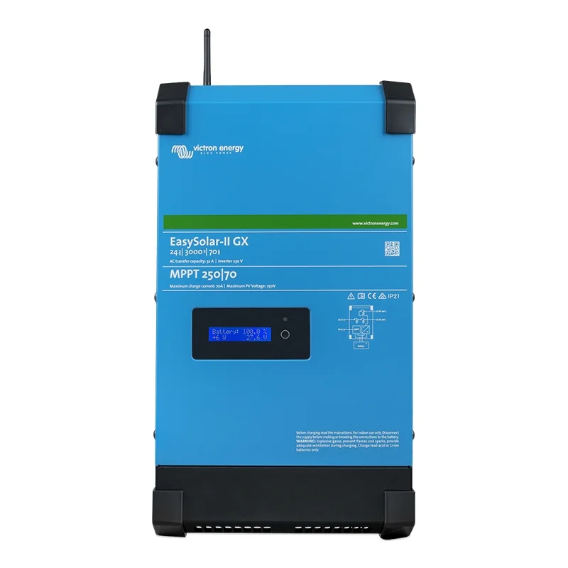 Inverter Caricabatterie e Regolatore di Carica Solare Victron EasySolar-II 24/3000-70/32 MPPT 250/70 GX (Soluzione All-in-One)
