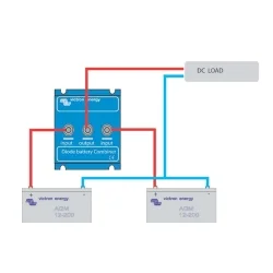Combinatore di Batterie a Diodi Victron Argodiode BCD 402 - 2 Batterie da 40 A