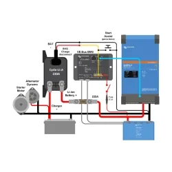 Victron Batteriekoppler Cyrix-Li-ct 12/24V 120A Intelligent Combiner