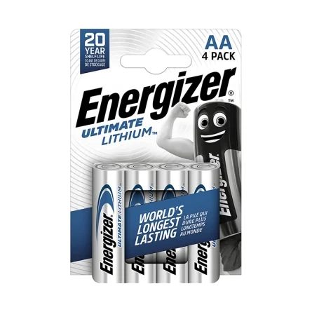 Pilas Litio Energizer Ultimate Lithium AA (4 Unidades) Pilas Litio Energizer Ultimate Lithium AA (4 Unidades)