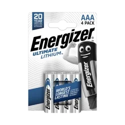 Batterie al Litio Energizer Ultimate Lithium AAA (4 Unità)
