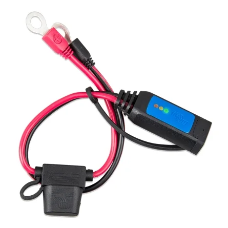 Victron-Batterieanzeigeöse mit 30-A-ATO-Sicherung für Blue Smart IP65 Akkuladegerät Victron-Batterieanzeigeöse mit 30-A-ATO-Sicherung für Blue Smart IP65 Akkuladegerät