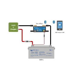 Victron SmartShunt 1000 A / 50 mV IP65 Batteriewächter mit Bluetooth