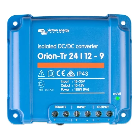 Convertitore DC-DC Isolato Victron Orion-Tr 24-12 9A (110W) Convertitore DC-DC Isolato Victron Orion-Tr 24-12 9A (110W)