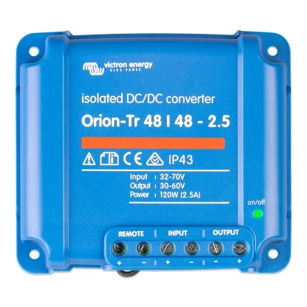 Convertidor DC-DC Aislado Victron Orion-Tr 48-48 2.5A (120W) Convertidor DC-DC Aislado Victron Orion-Tr 48-48 2.5A (120W)