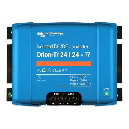 Victron Orion-Tr 24-24 17A (400W) Isolierter DC-DC-Wandler Victron Orion-Tr 24-24 17A (400W) Isolierter DC-DC-Wandler