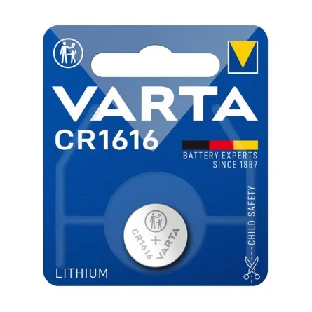 Varta CR1616 Lithium-Knopfzellen (1 Stück) Varta CR1616 Lithium-Knopfzellen (1 Stück)