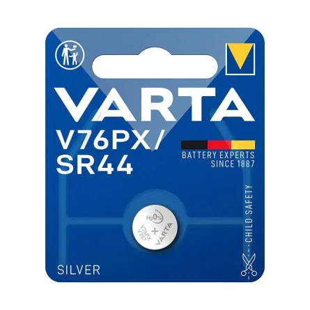 Varta V76PX SR44 Silberoxid-Knopfzellen (1 Stück) Varta V76PX SR44 Silberoxid-Knopfzellen (1 Stück)