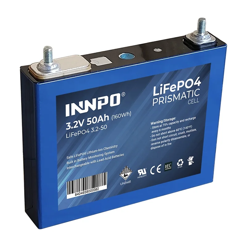 Cella INNPO Prismatic LiFePO4 3,2V 50Ah