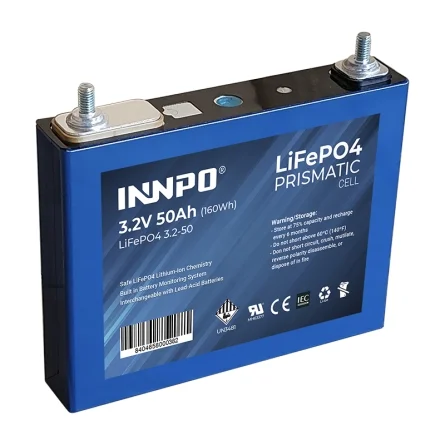 Celda INNPO Prismatic LiFePO4 3.2V 50Ah Celda INNPO Prismatic LiFePO4 3.2V 50Ah