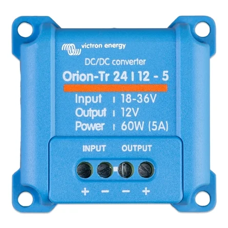 Convertidor DC-DC No Aislado Victron Orion-Tr 24-12 5A (60W) Convertidor DC-DC No Aislado Victron Orion-Tr 24-12 5A (60W)