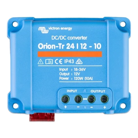 Convertidor DC-DC No Aislado Victron Orion-Tr 24-12 10A (120W) Convertidor DC-DC No Aislado Victron Orion-Tr 24-12 10A (120W)