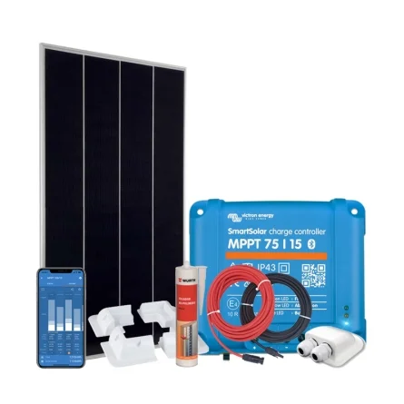 12 V 200 W Solarenergie-Kit mit Victron MPPT-Laderegler 12 V 200 W Solarenergie-Kit mit Victron MPPT-Laderegler