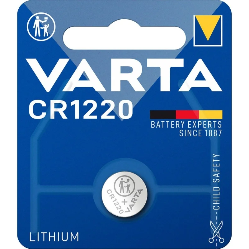 Batterie a Bottone al Litio Varta CR1220 (1 Unità)