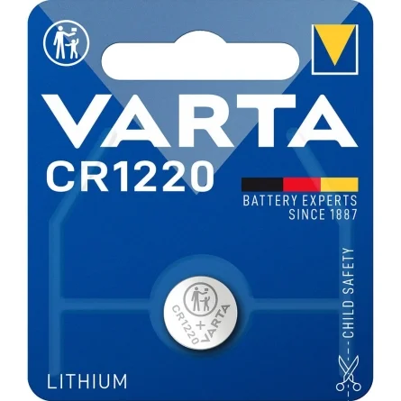 Batterie a Bottone al Litio Varta CR1220 (1 Unità) Batterie a Bottone al Litio Varta CR1220 (1 Unità)
