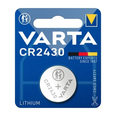 Pilas de Botón Litio Varta CR2430 (1 Unidad) Pilas de Botón Litio Varta CR2430 (1 Unidad)
