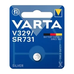 Batterie a Bottone Ossido d'Argento Varta V329 SR731 (1 Unità)