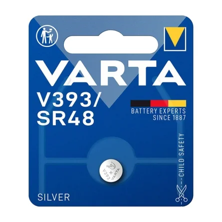 Pilas de Botón Óxido de Plata Varta V393 SR48 (1 Unidad) Pilas de Botón Óxido de Plata Varta V393 SR48 (1 Unidad)