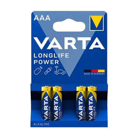 Varta AAA Alkaline Batterien Longlife Power (4 Stück) Varta AAA Alkaline Batterien Longlife Power (4 Stück)