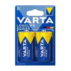 Batterie Akaline Varta D Longlife Power (2 Unità)