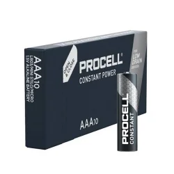 Batterie Alcaline Duracell Industrial AAA LR03 sostituite da Procell Constant Power (10 Unità)
