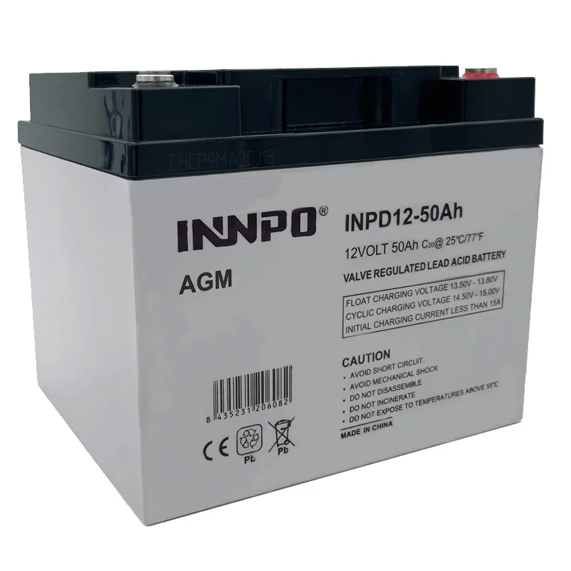 Blei-Säure AGM-Batterie 12V 50Ah