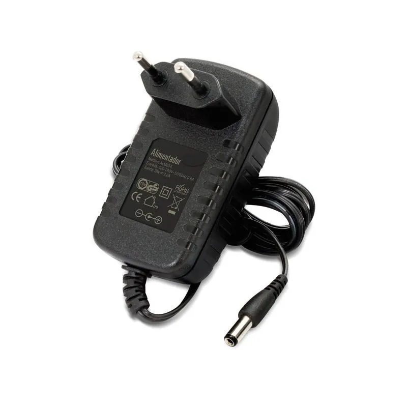 Adattatore dell'alimentazione elettrica 24 volt 2 Ampere.