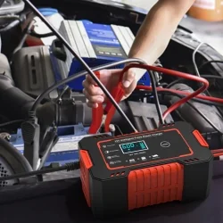 Caricabatterie Intelligente 12V 6A per Batterie al Piombo Caricabatterie Intelligente 12V 6A per Batterie al Piombo