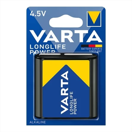 Pilas Alcalinas Varta 4.5V Longlife Power (1 Unidad) Pilas Alcalinas Varta 4.5V Longlife Power (1 Unidad)